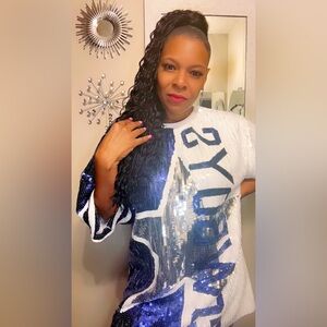 Sale‼️Dallas Cowboys Sequin Dress jerseys